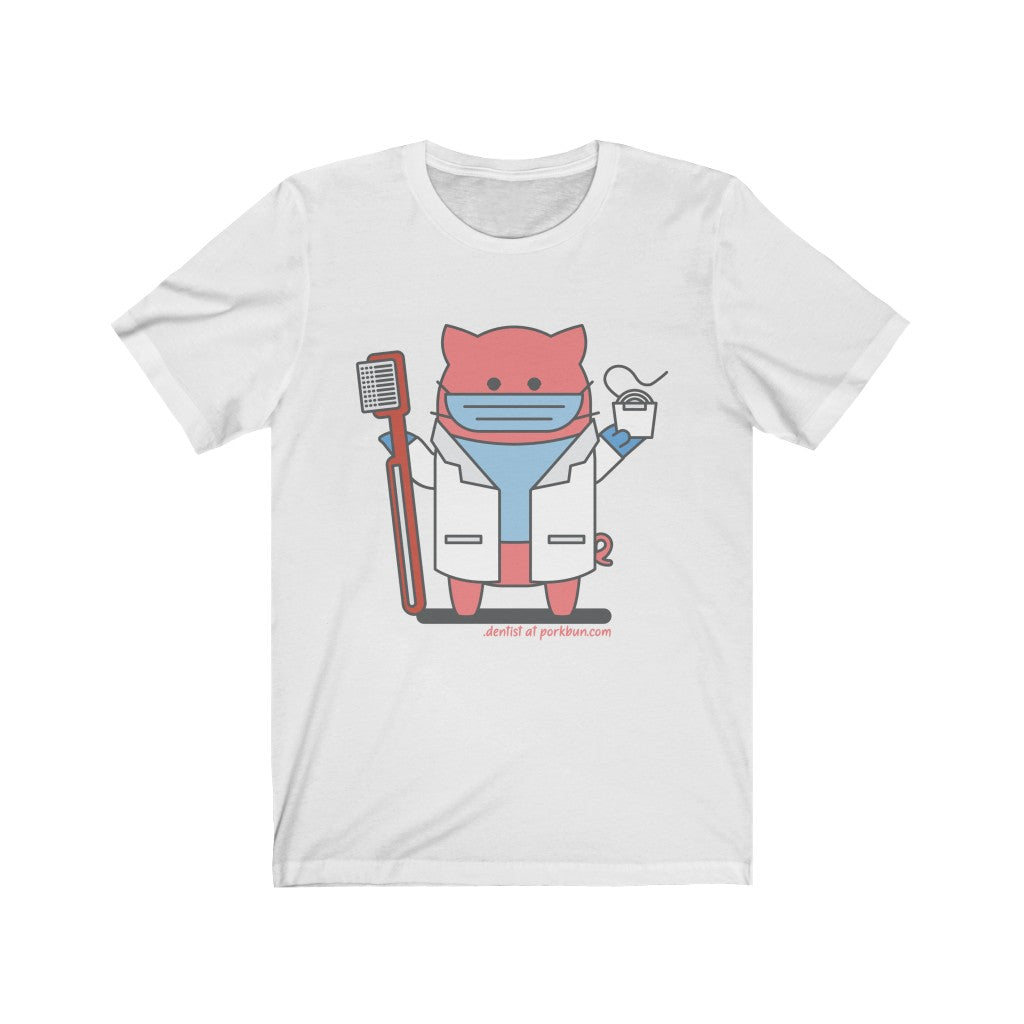 .dentist Porkbun mascot t-shirt