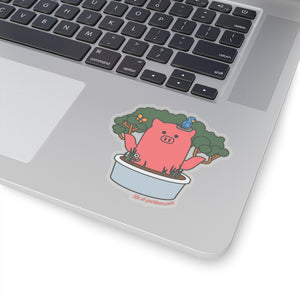 .life Porkbun mascot sticker