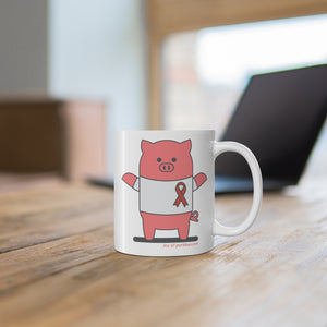 .hiv Porkbun mascot mug