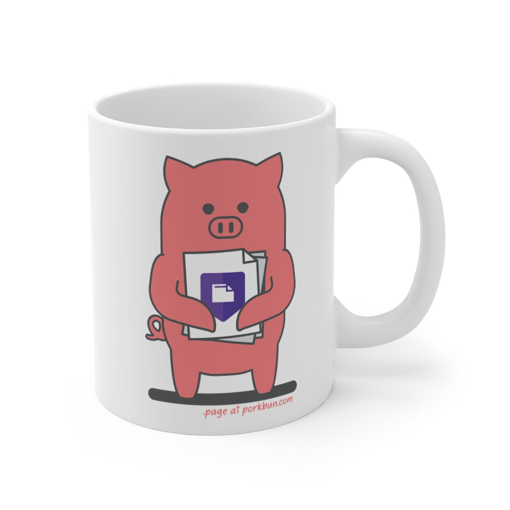 .page Porkbun mascot mug