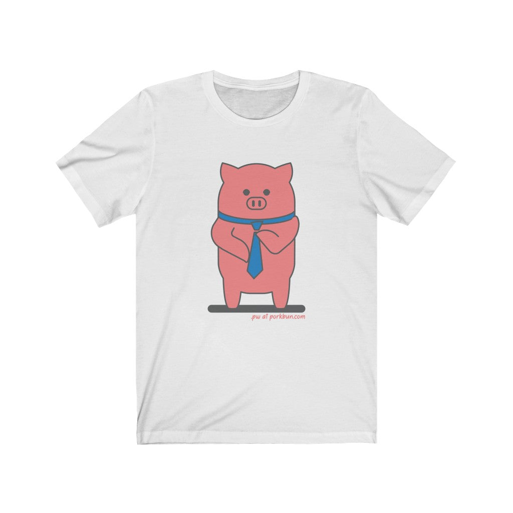 .pw Porkbun mascot t-shirt