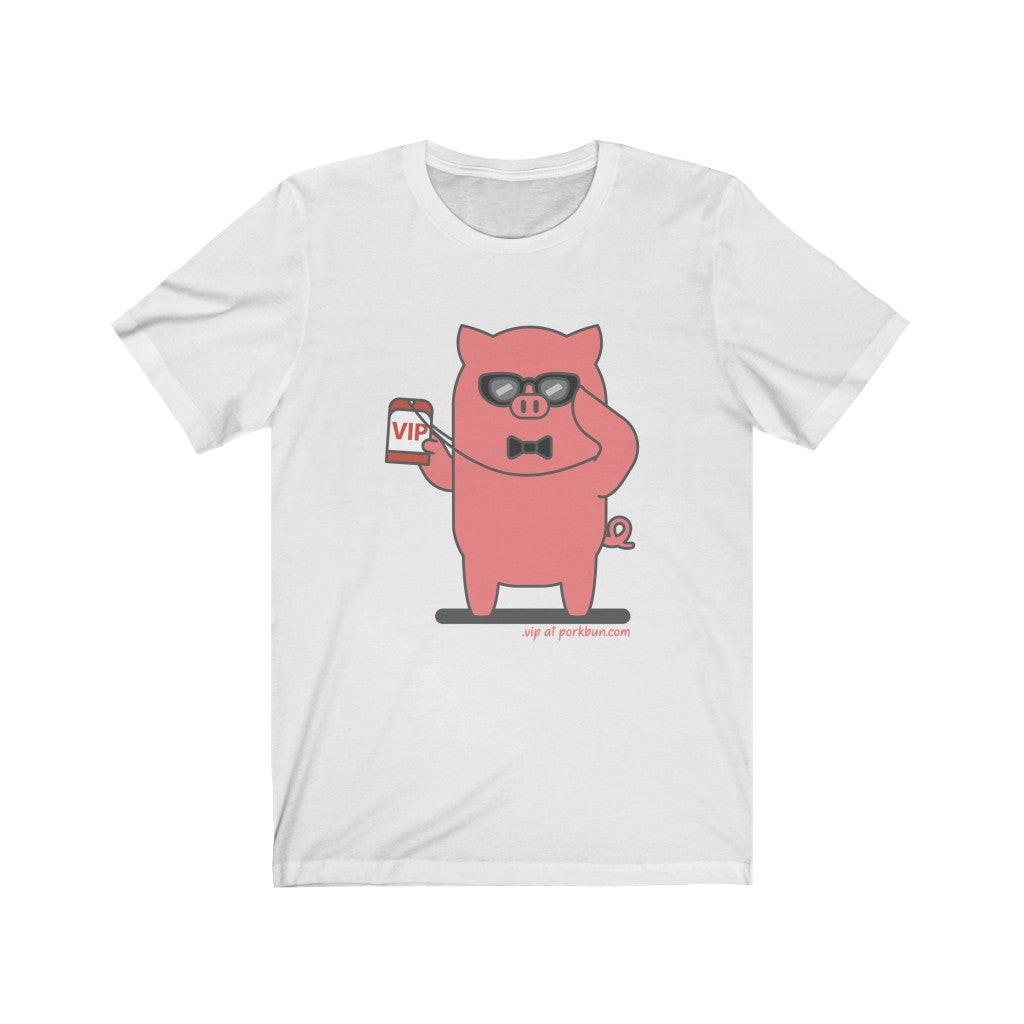 .vip Porkbun mascot t-shirt