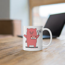 Load image into Gallery viewer, .kim Porkbun mascot mug
