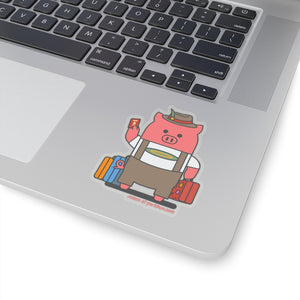 .reisen Porkbun mascot sticker