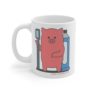 .dental Porkbun mascot mug