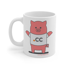 Load image into Gallery viewer, .cc Porkbun mascot mug
