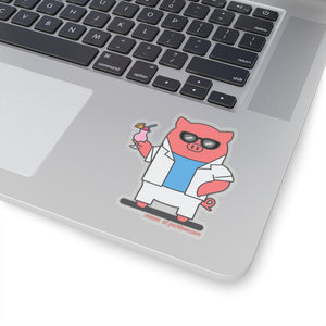 .miami Porkbun mascot sticker