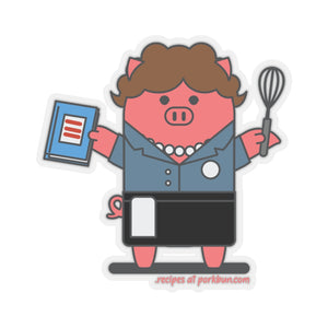.recipes Porkbun mascot sticker