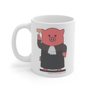 .lawyer Porkbun mascot mug