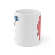 Load image into Gallery viewer, .pics Porkbun mascot mug
