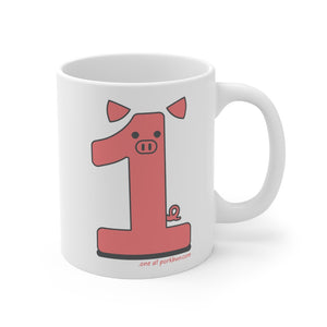 .one Porkbun mascot mug