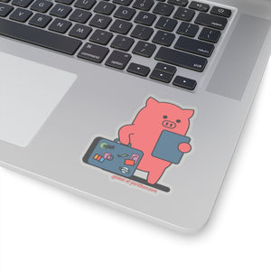 .global Porkbun mascot sticker