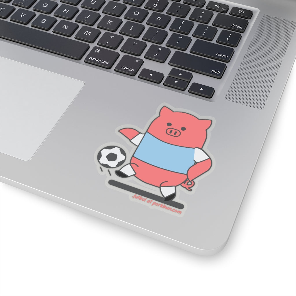 .futbol Porkbun mascot sticker