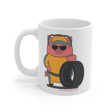 Load image into Gallery viewer, .tires Porkbun mascot mug
