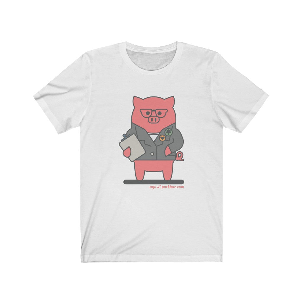 .ngo Porkbun mascot t-shirt
