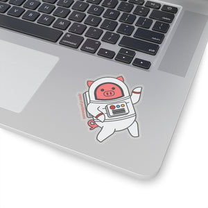 .space Porkbun mascot sticker