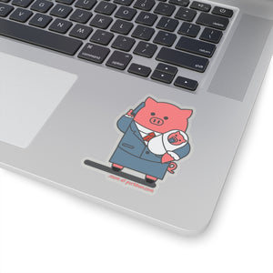 .mom Porkbun mascot sticker