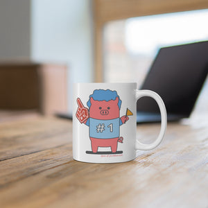 .fans Porkbun mascot mug