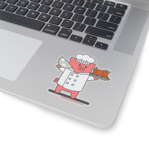 .catering Porkbun mascot sticker