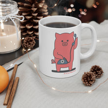 Load image into Gallery viewer, .tel Porkbun mascot mug
