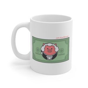 .cash Porkbun mascot mug