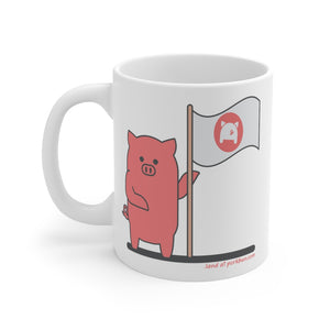 .land Porkbun mascot mug