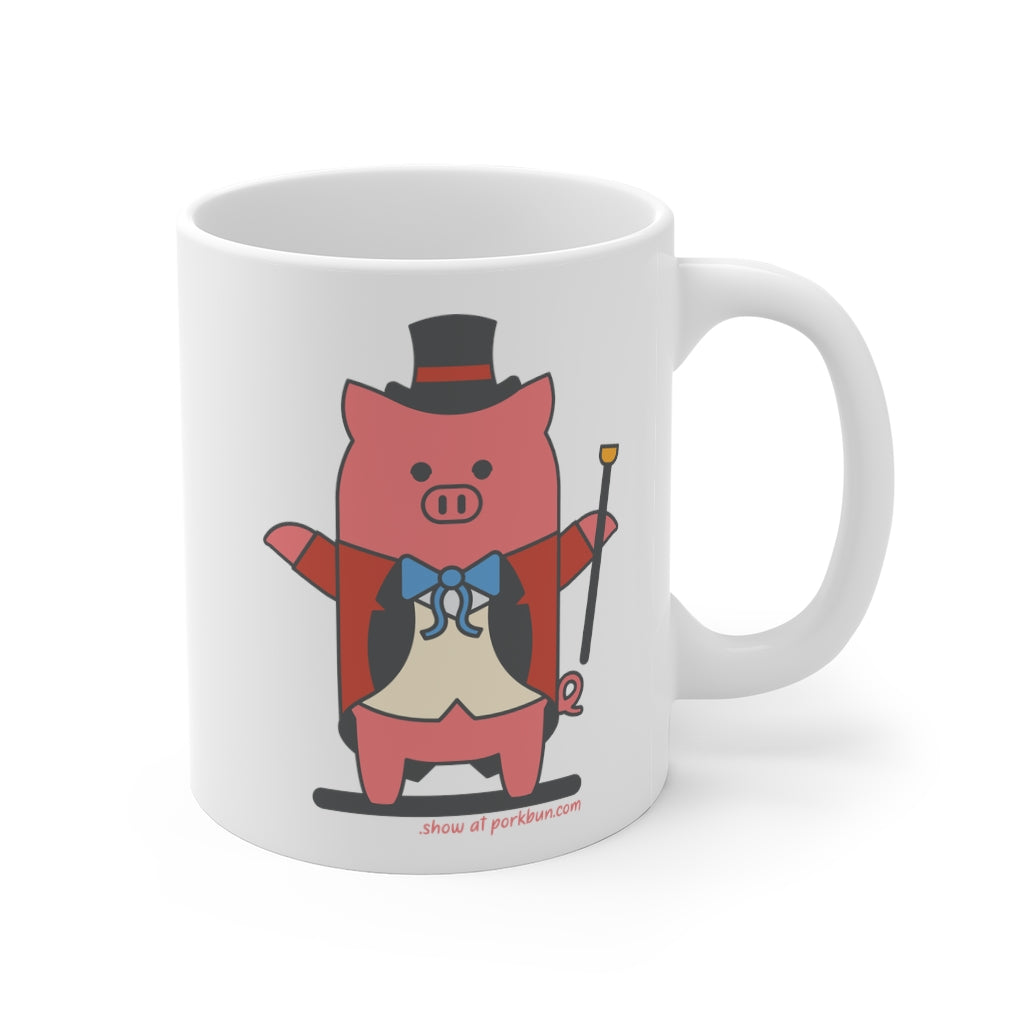 .show Porkbun mascot mug