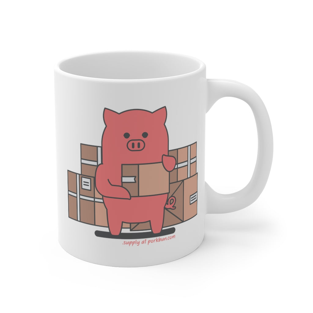 .supply Porkbun mascot mug