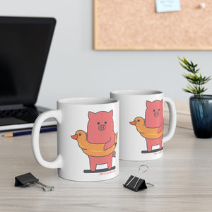 .tube Porkbun mascot mug