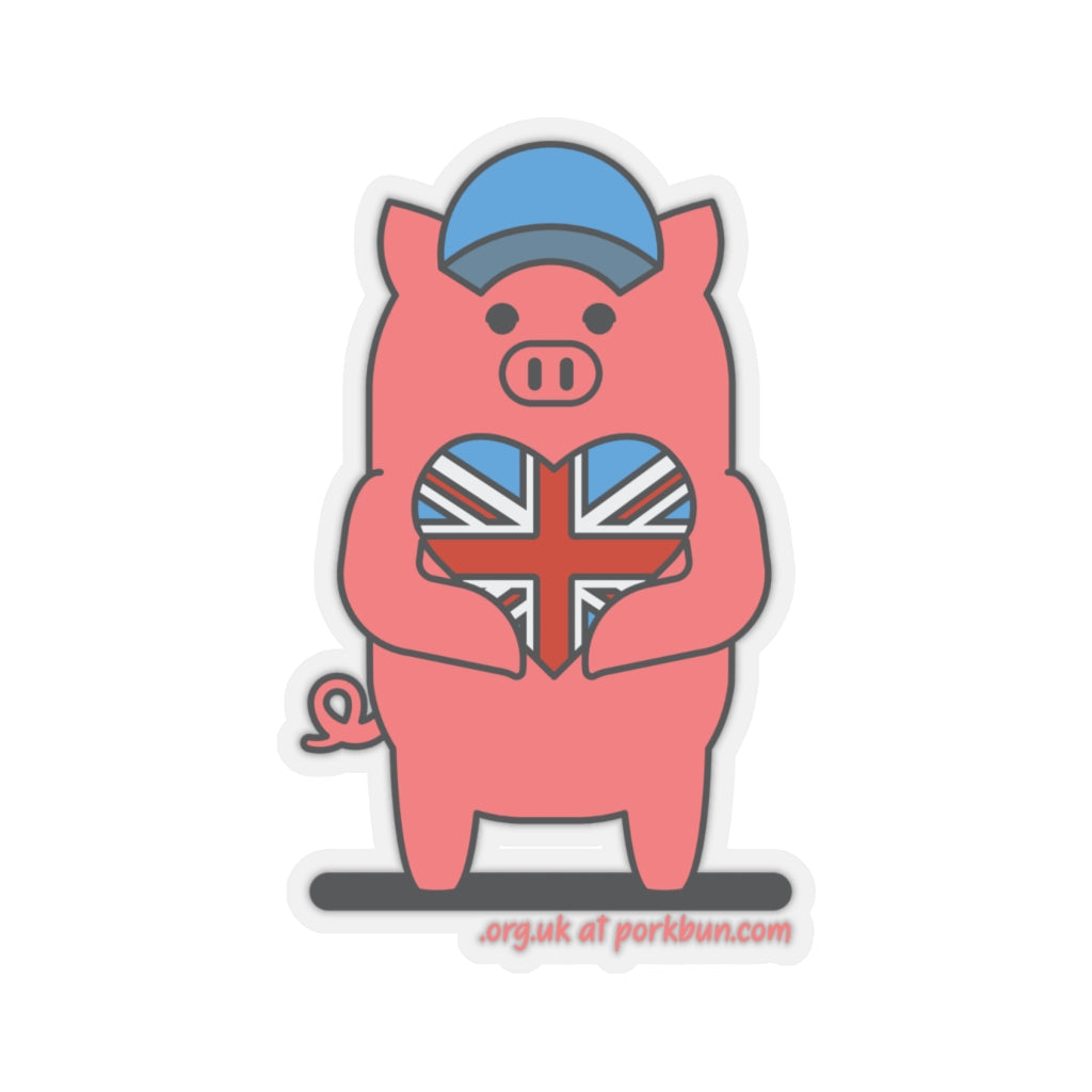 .org.uk Porkbun mascot sticker