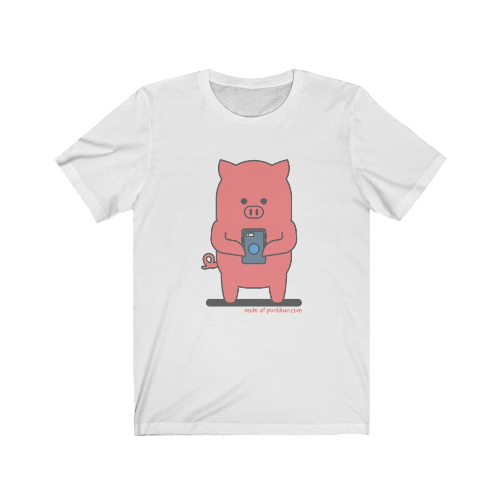 .mobi Porkbun mascot t-shirt