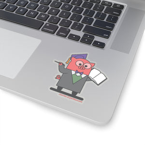 .courses Porkbun mascot sticker
