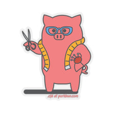 Load image into Gallery viewer, .cfd Porkbun mascot sticker
