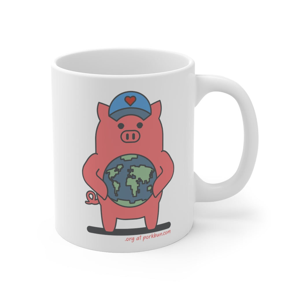 .org Porkbun mascot mug