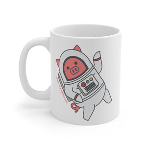 .space Porkbun mascot mug