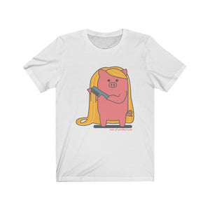 .hair Porkbun mascot t-shirt