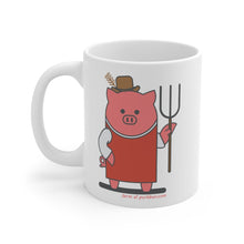 Load image into Gallery viewer, .farm Porkbun mascot mug
