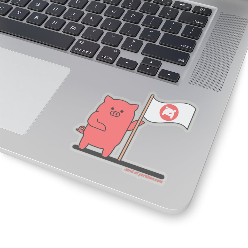 .land Porkbun mascot sticker