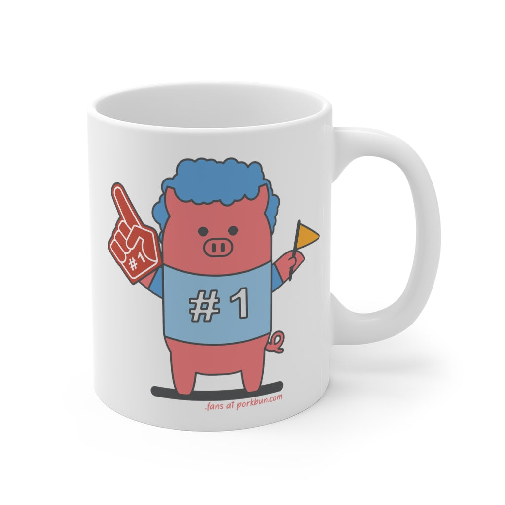 .fans Porkbun mascot mug