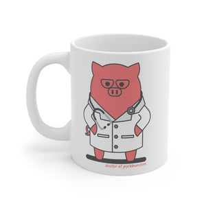 .doctor Porkbun mascot mug