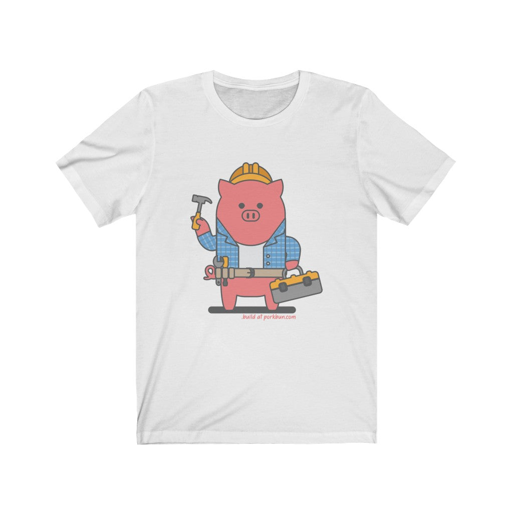 .build Porkbun mascot t-shirt