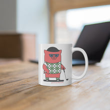 Load image into Gallery viewer, .golf Porkbun mascot mug

