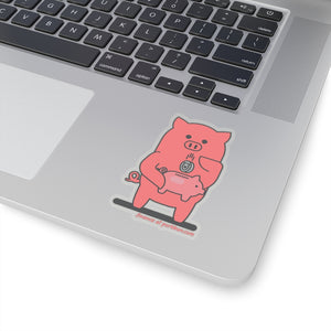 .finance Porkbun mascot sticker