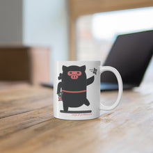 Load image into Gallery viewer, .ninja Porkbun mascot mug
