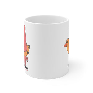 .tube Porkbun mascot mug