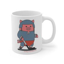 Load image into Gallery viewer, .hockey Porkbun mascot mug
