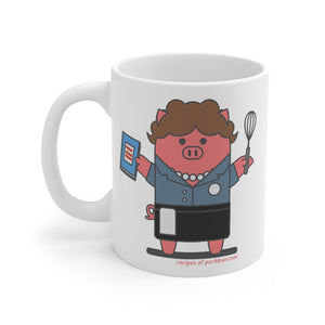 .recipes Porkbun mascot mug