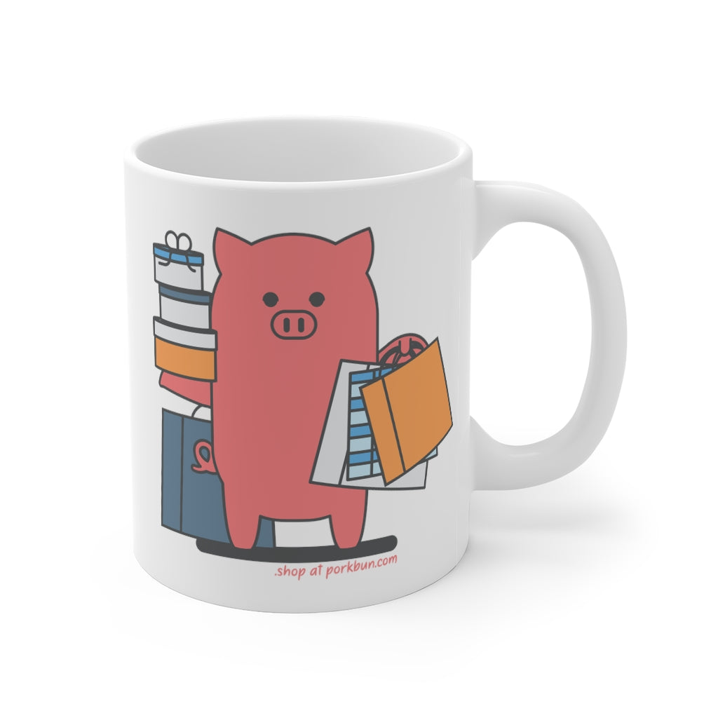 .shop Porkbun mascot mug