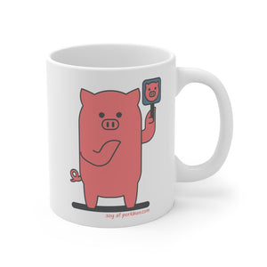 .soy Porkbun mascot mug