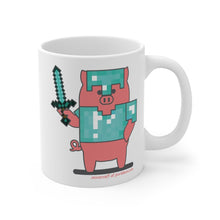 Load image into Gallery viewer, .minecraft Porkbun mascot mug
